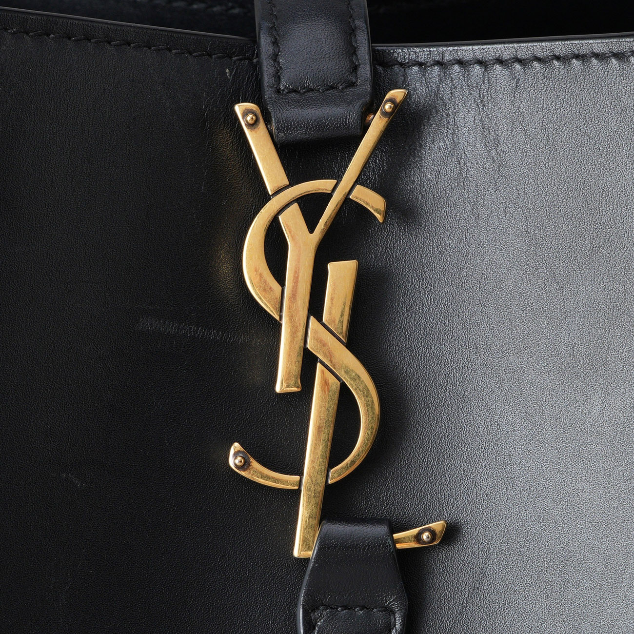 YVES SAINT LAURENT(USED)생로랑 749036 르37 스몰 레더 토트겸 숄더백